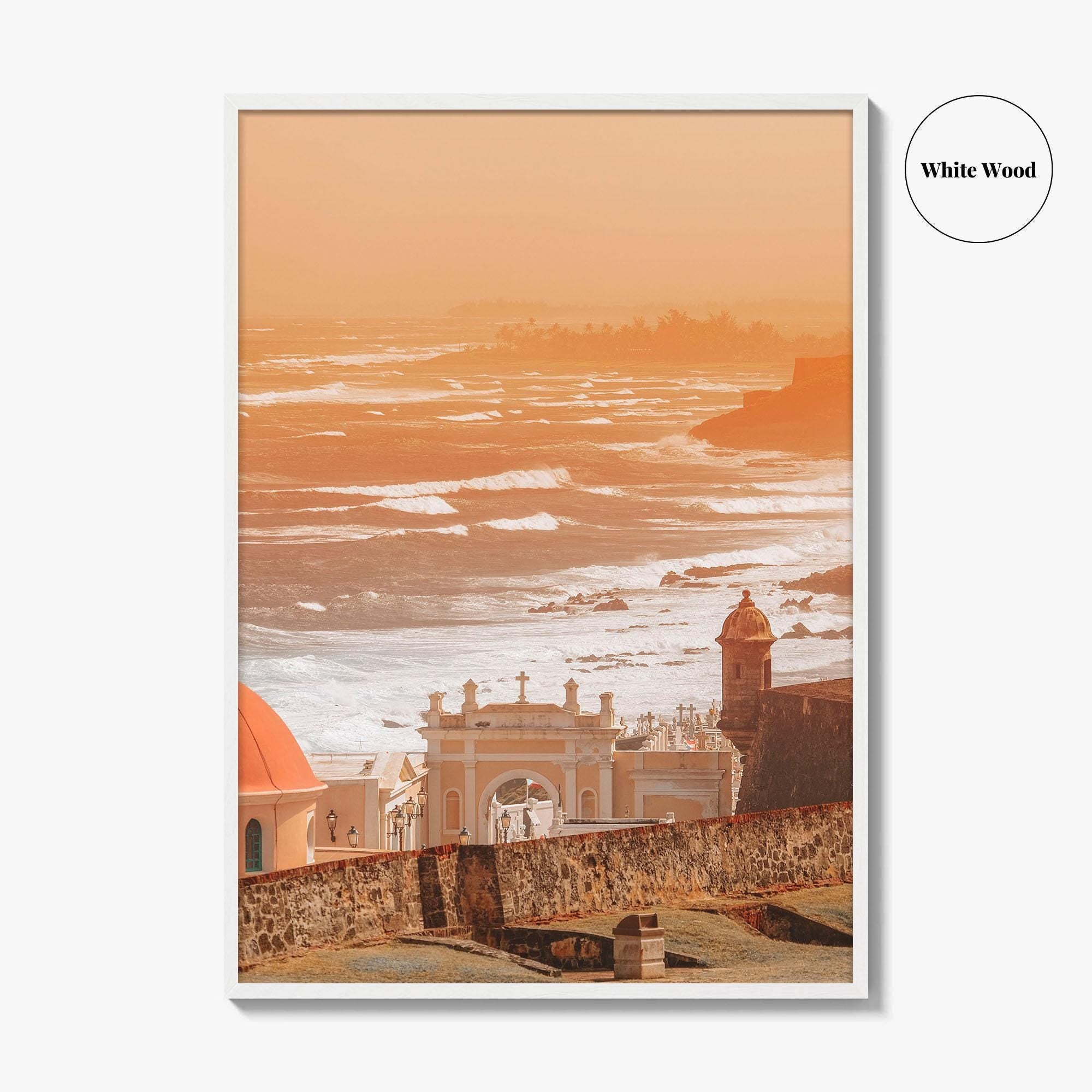 Old San Juan Fine Art Photo Print, Puerto Rico Ocean View Poster