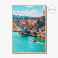 Porto Fine Art Photo Print, Oporto Portugal, Ponte Dom Luis I Bridge, Poster