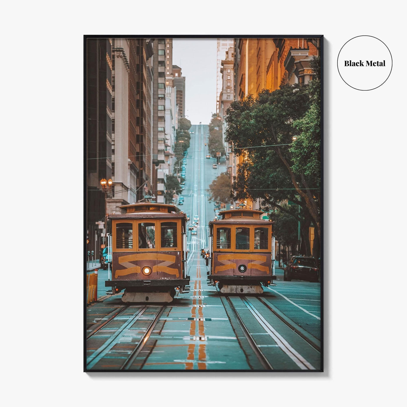San Francisco Fine Art Photo Print, Cable Car, California Street, USA, Poster