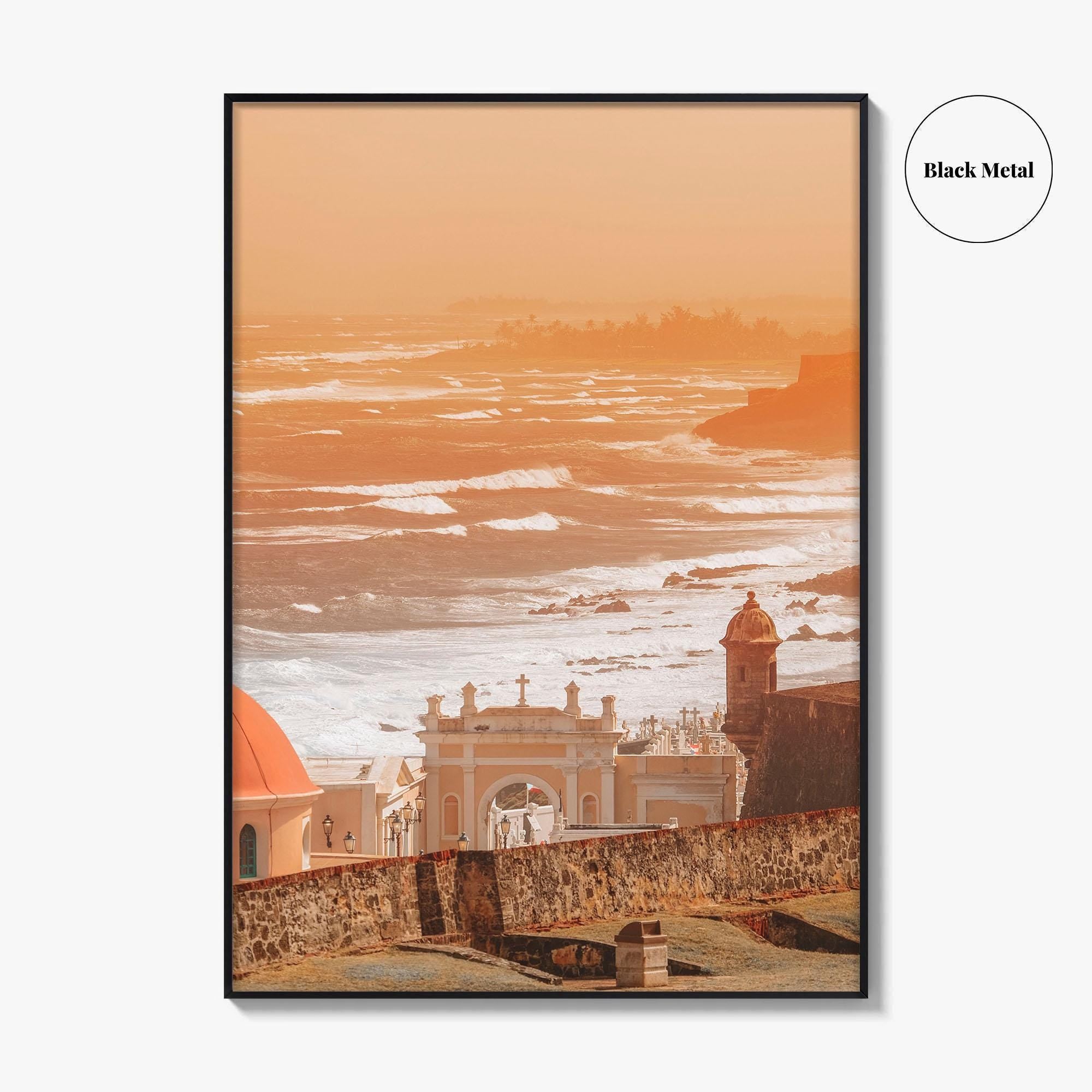 Old San Juan Fine Art Photo Print, Puerto Rico Ocean View Poster