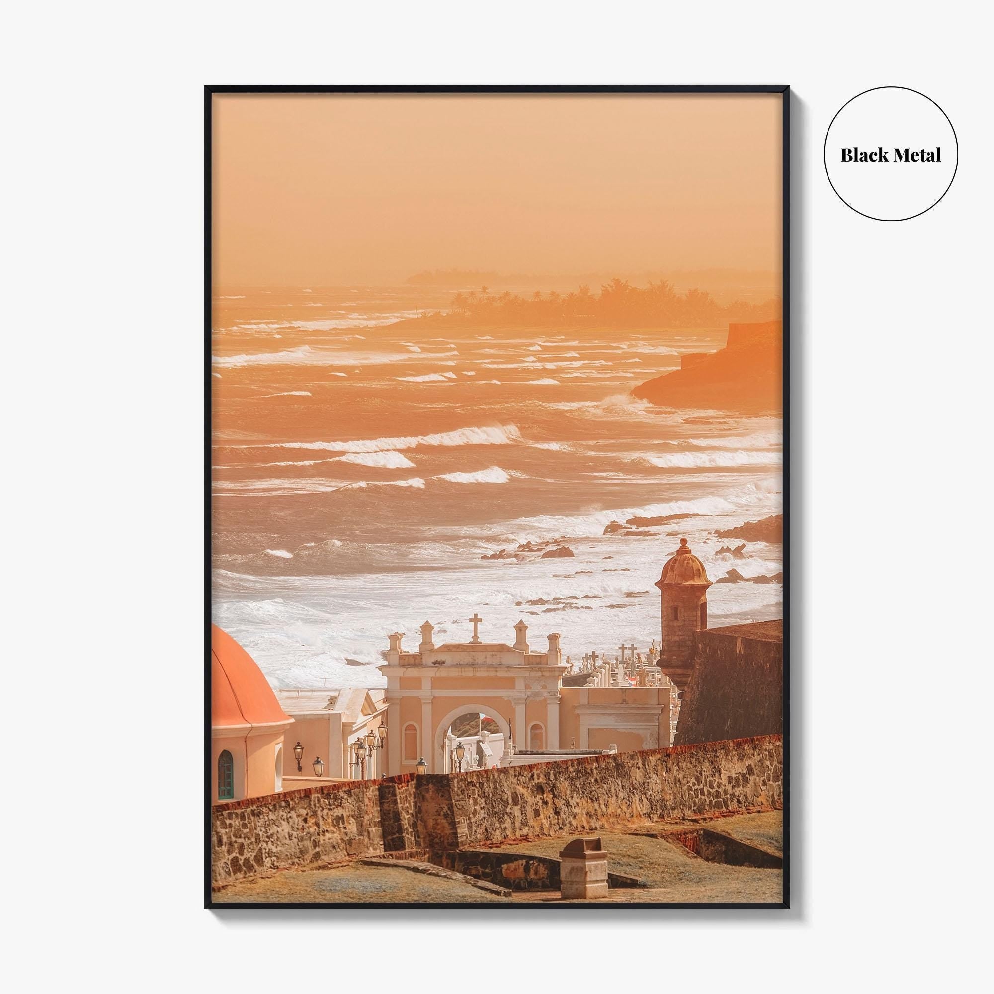 Old San Juan Fine Art Photo Print, Puerto Rico Ocean View Poster