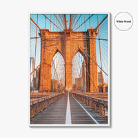 Brooklyn Bridge Fine Art Photo Print, Manhattan, New York City NYC Wall Poster