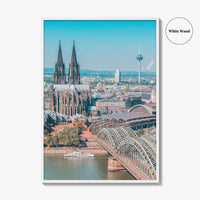 Cologne Skyline Fine Art Photo Print, Köln, North Rhine-Westphalia, Germany Wall Decor