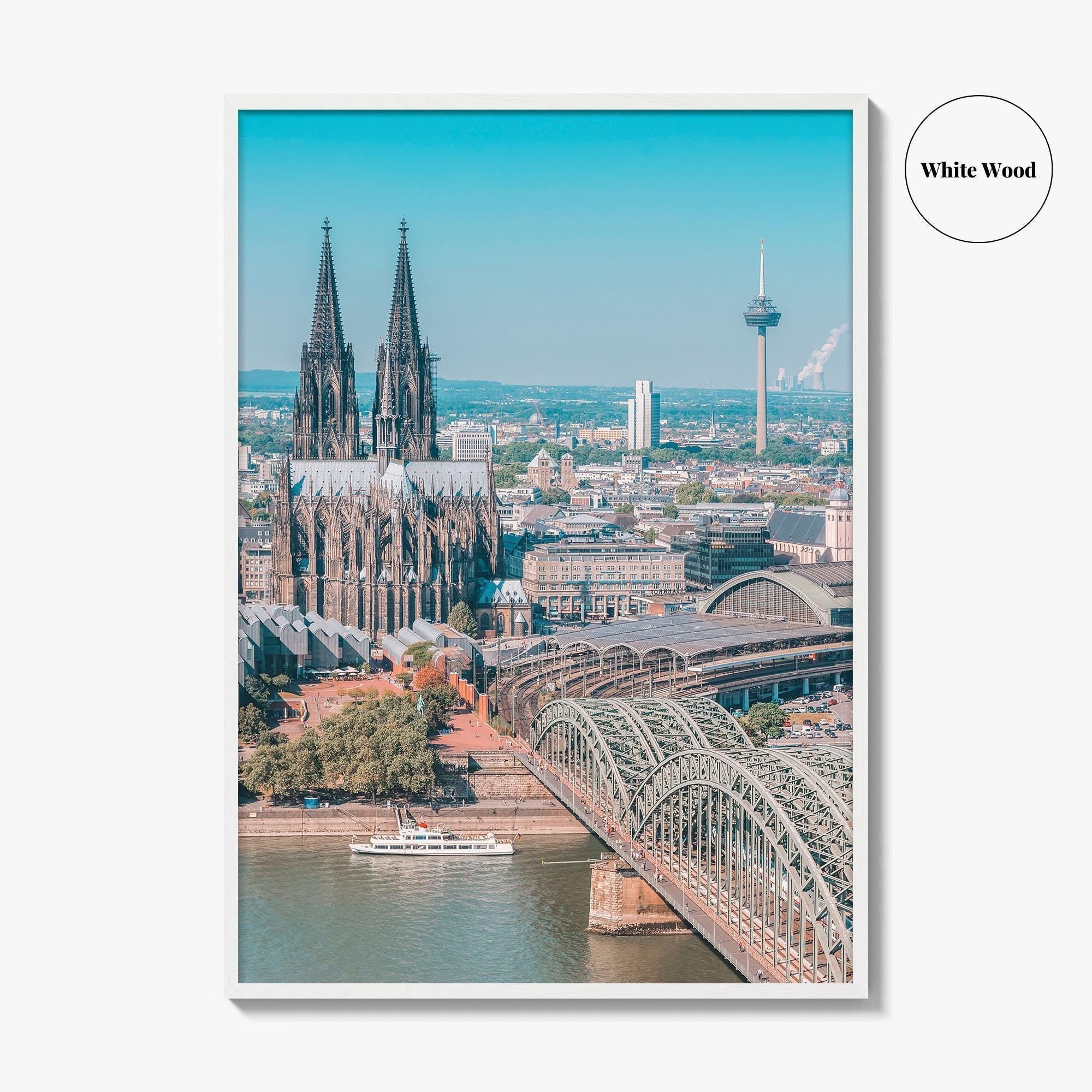 Cologne Skyline Fine Art Photo Print, Köln, North Rhine-Westphalia, Germany Wall Decor