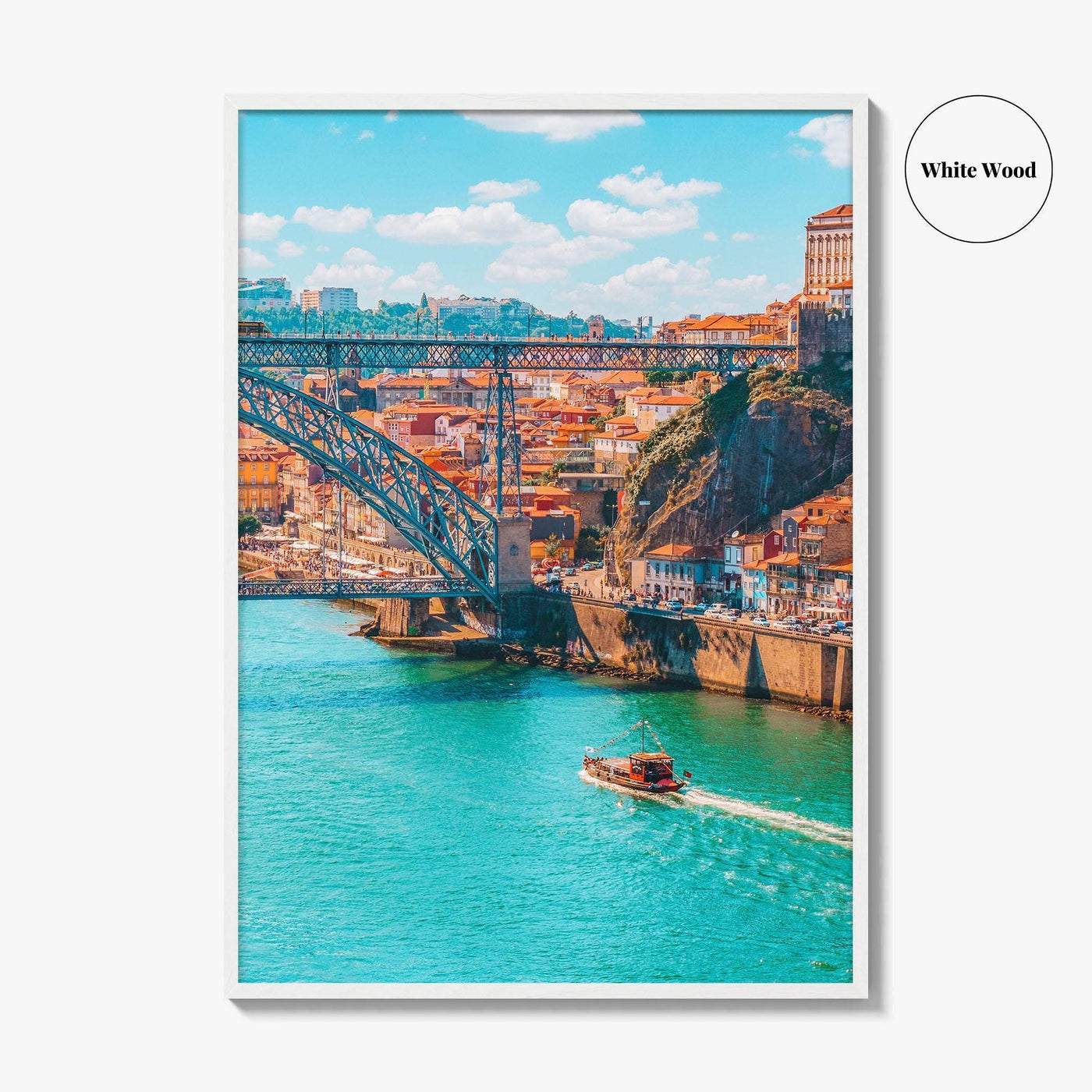 Porto Fine Art Photo Print, Oporto Portugal, Ponte Dom Luis I Bridge, Poster