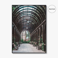 Lincoln Park Fine Art Photo Print, Chicago Illinois USA, Wooden Arch Pavilion Poster