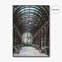 Lincoln Park Fine Art Photo Print, Chicago Illinois USA, Wooden Arch Pavilion Poster