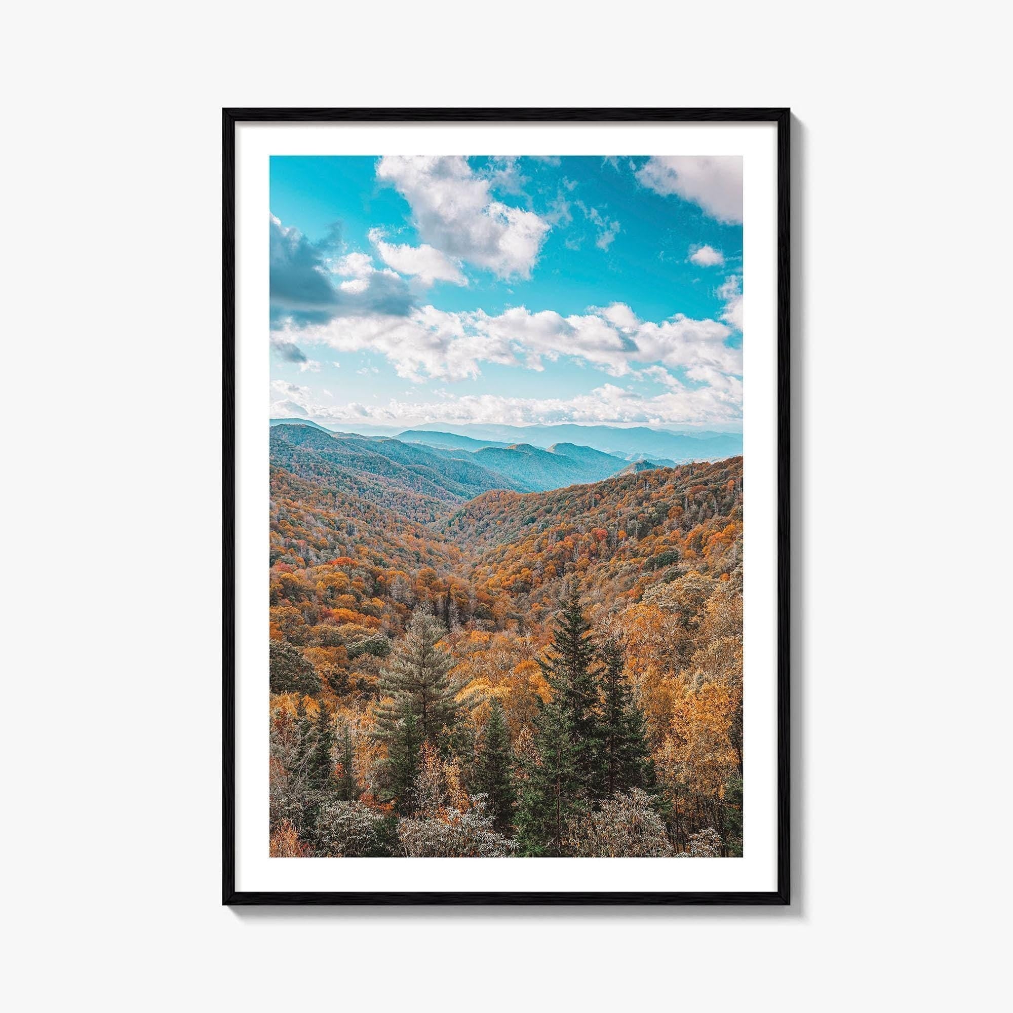 Great Smoky Mountains National Park Fine Art Photo Print, Newfound Pass Tennessee Poster