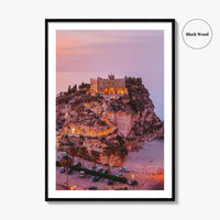 Tropea Fine Art Photo Print, Santa Maria dell'Isola, Calabria Italy, Wall Poster