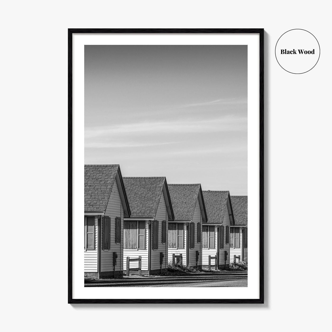 Cape Cod Black and White Fine Art Photo Print, Provincetown, Massachusetts, Wall Poster