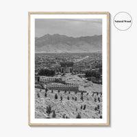 Kabul Black and White Fine Art Photo Print, Afghanistan Wall Poster