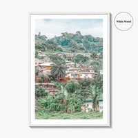 Limbe Fine Art Photo Print, Cameroon Wall Poster, West Africa Village