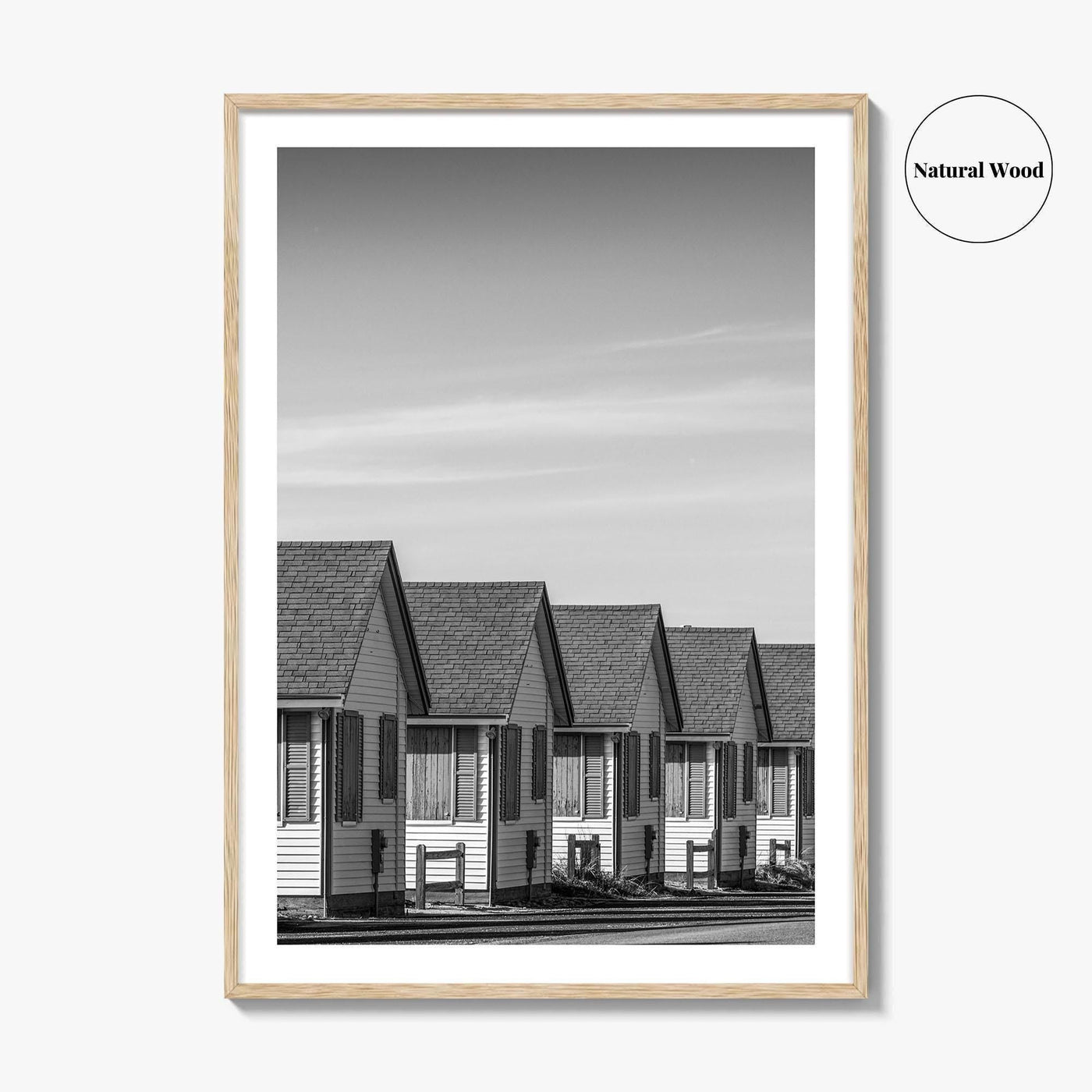 Cape Cod Black and White Fine Art Photo Print, Provincetown, Massachusetts, Wall Poster