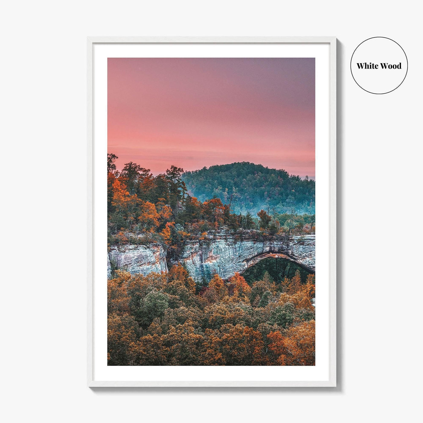 Daniel Boone National Forest Fine Art Photo Print, Natural Arch, Kentucky USA Poster
