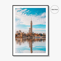 Cairo Fine Art Photo Print, Cairo Tower, Nile River, Gezira, Egypt Wall Poster