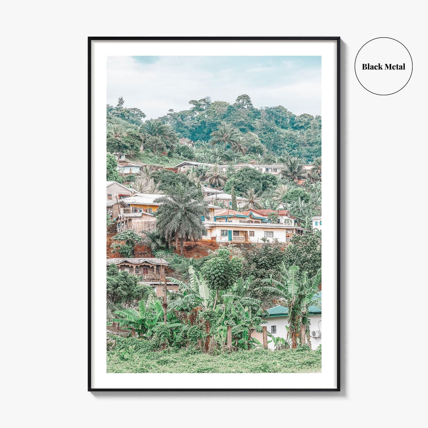 Limbe Fine Art Photo Print, Cameroon Wall Poster, West Africa Village