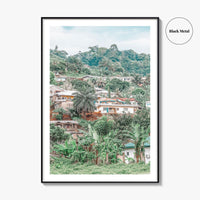 Limbe Fine Art Photo Print, Cameroon Wall Poster, West Africa Village