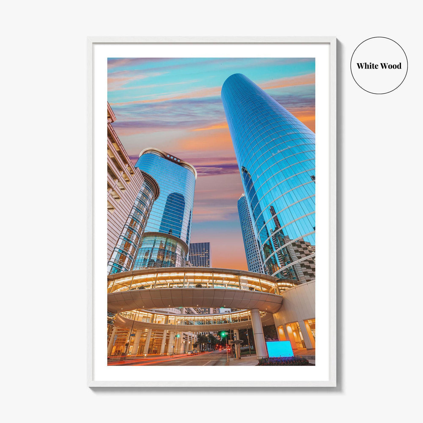 Houston Skyline Fine Art Photo Print, Downtown Poster, Texas USA