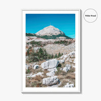 Montenegro Blue Fine Art Photo Print, Lovcen National Park, Dinaric Alps, Wall Decor Poster