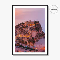 Tropea Fine Art Photo Print, Santa Maria dell'Isola, Calabria Italy, Wall Poster