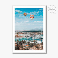 Cabo San Lucas Skyline Fine Art Photo Print, Marina Downtown, Los Cabos Mexico Poster