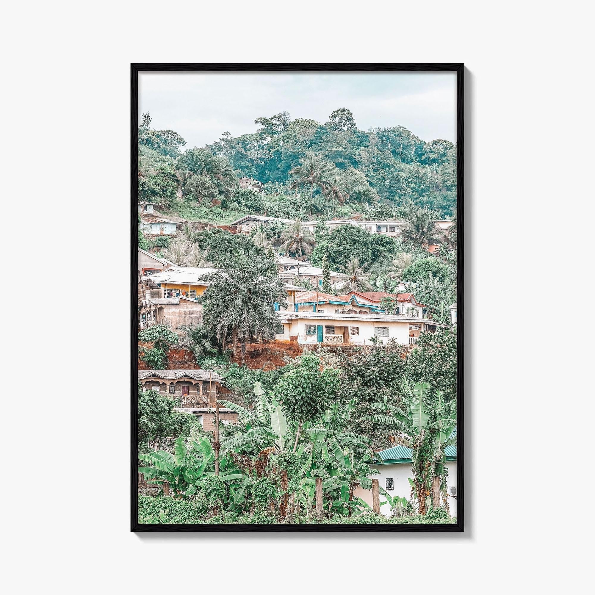 Limbe Fine Art Photo Print, Cameroon Wall Poster, West Africa Village