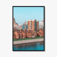 Buffalo Skyline Fine Art Photo Print, New York, NY, USA Wall Decor Poster