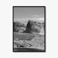 Capitol Reef Black and White Fine Art Photo Print, Utah Poster, USA Art