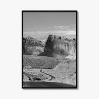 Capitol Reef Black and White Fine Art Photo Print, Utah Poster, USA Art