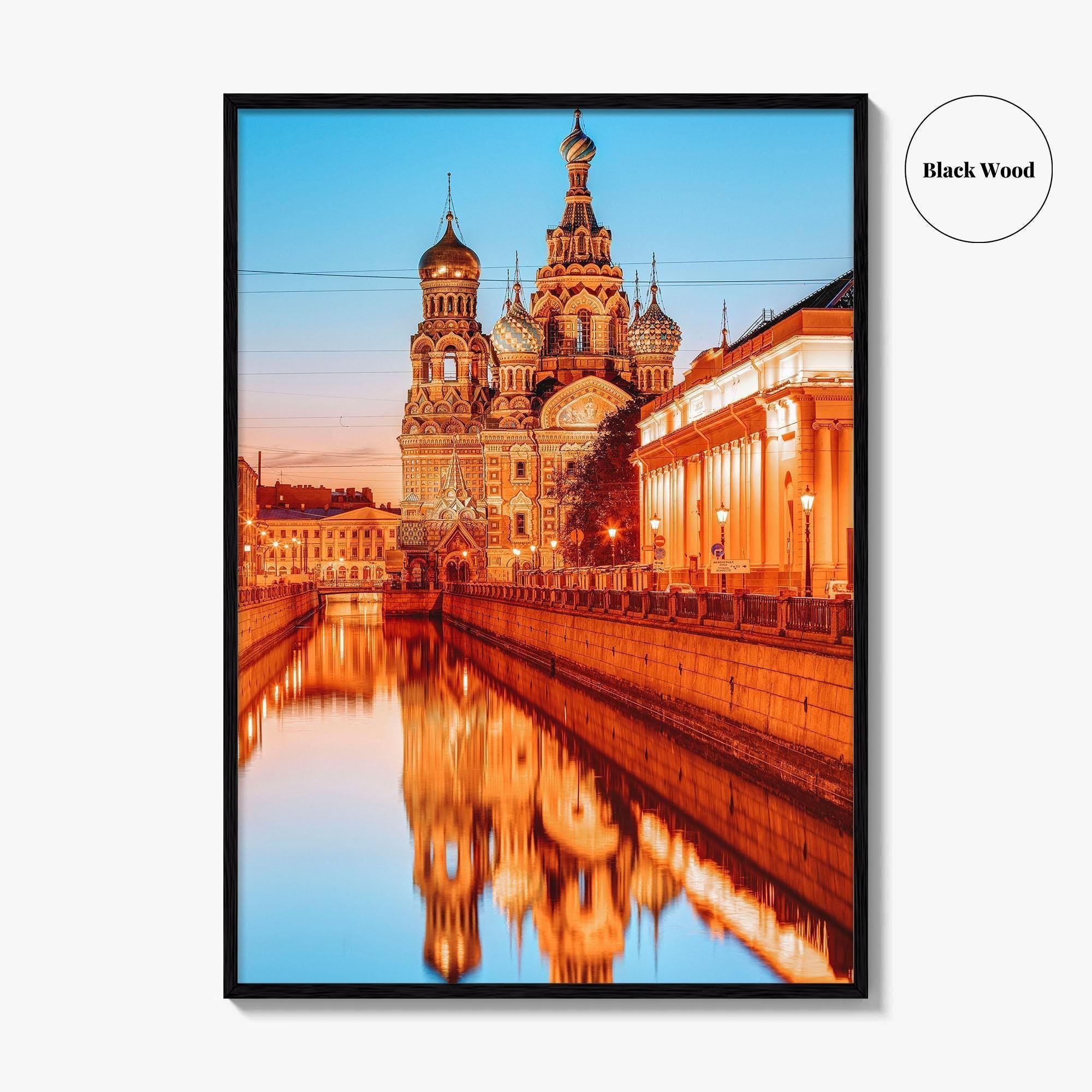 St Petersburg Fine Art Photo Print, Russia, Savior On Spilled Blood, Poster