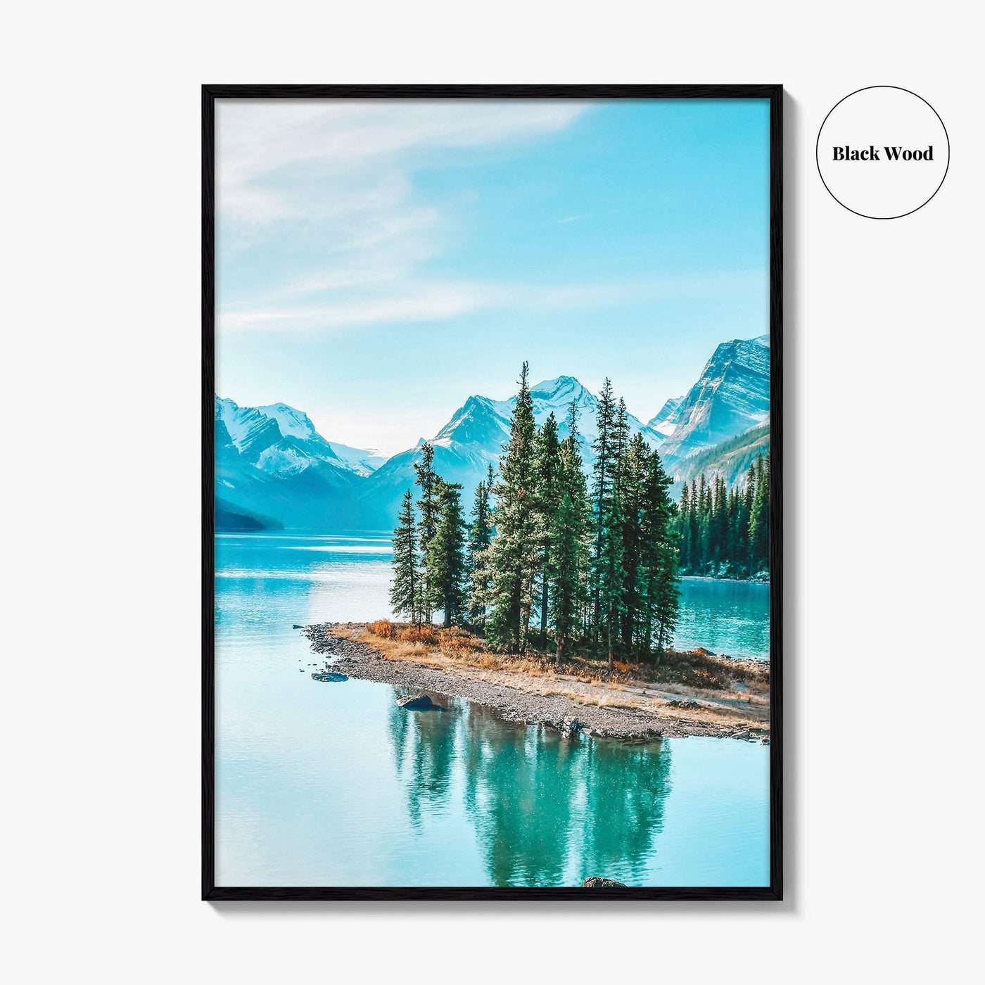 Spirit Island Fine Art Photo Print, Maligne Lake, Jasper National Park, Alberta Canada Poster