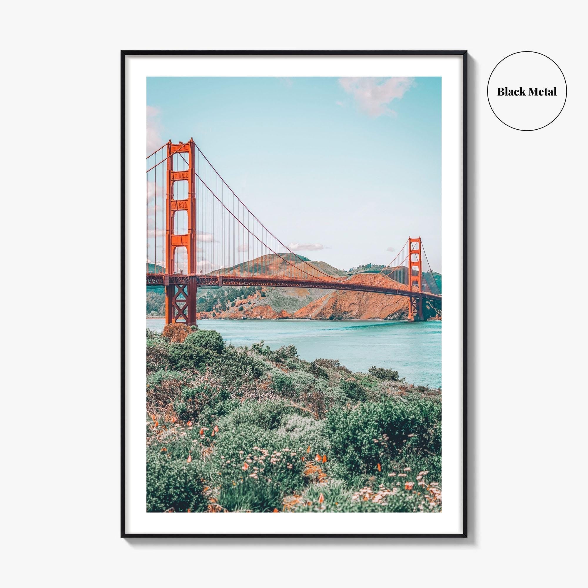 Golden Gate Bridge Fine Art Photo Print, San Francisco, Bay Area, California, USA Poster