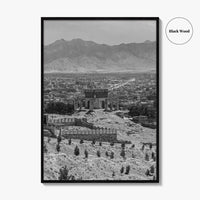 Kabul Black and White Fine Art Photo Print, Afghanistan Wall Poster