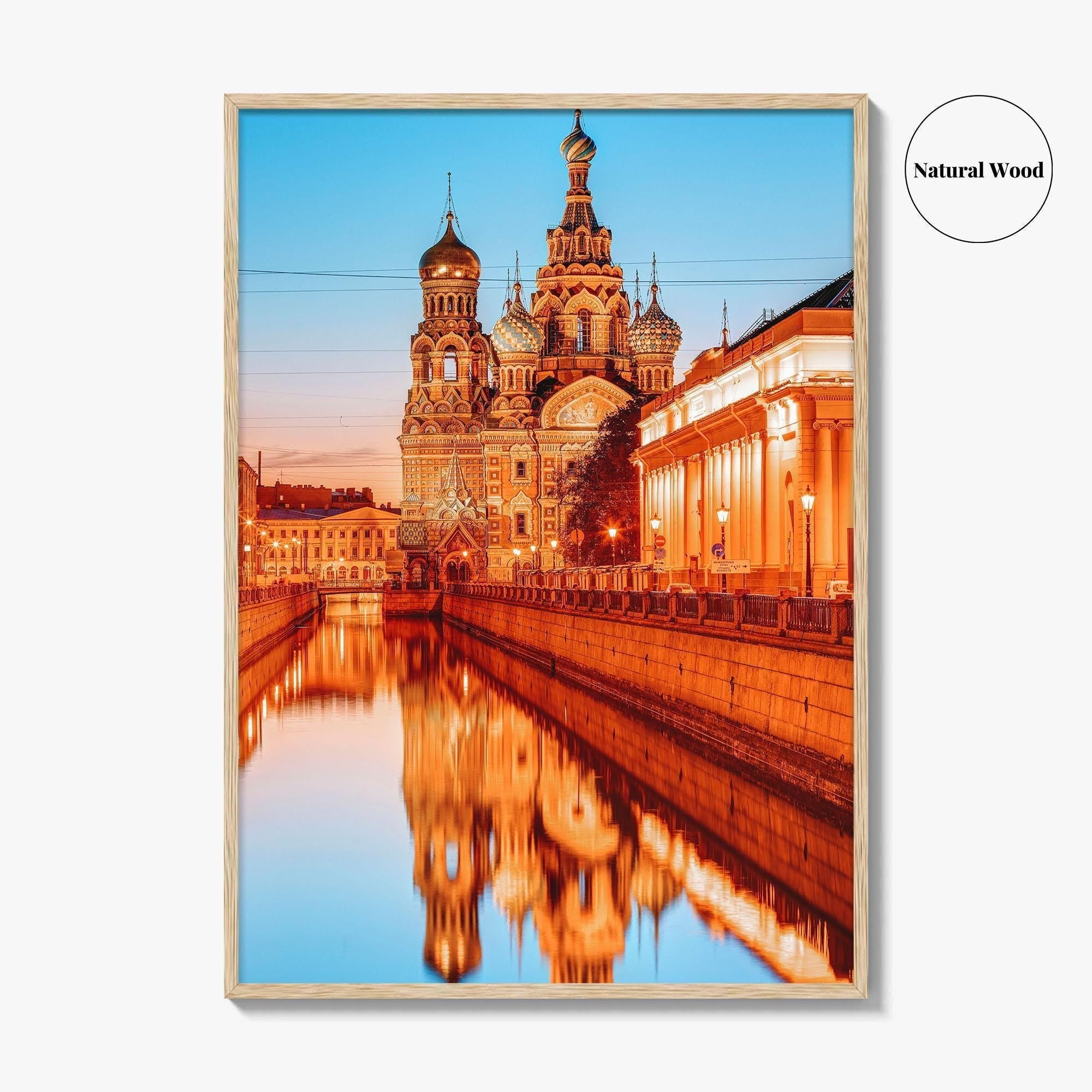 St Petersburg Fine Art Photo Print, Russia, Savior On Spilled Blood, Poster