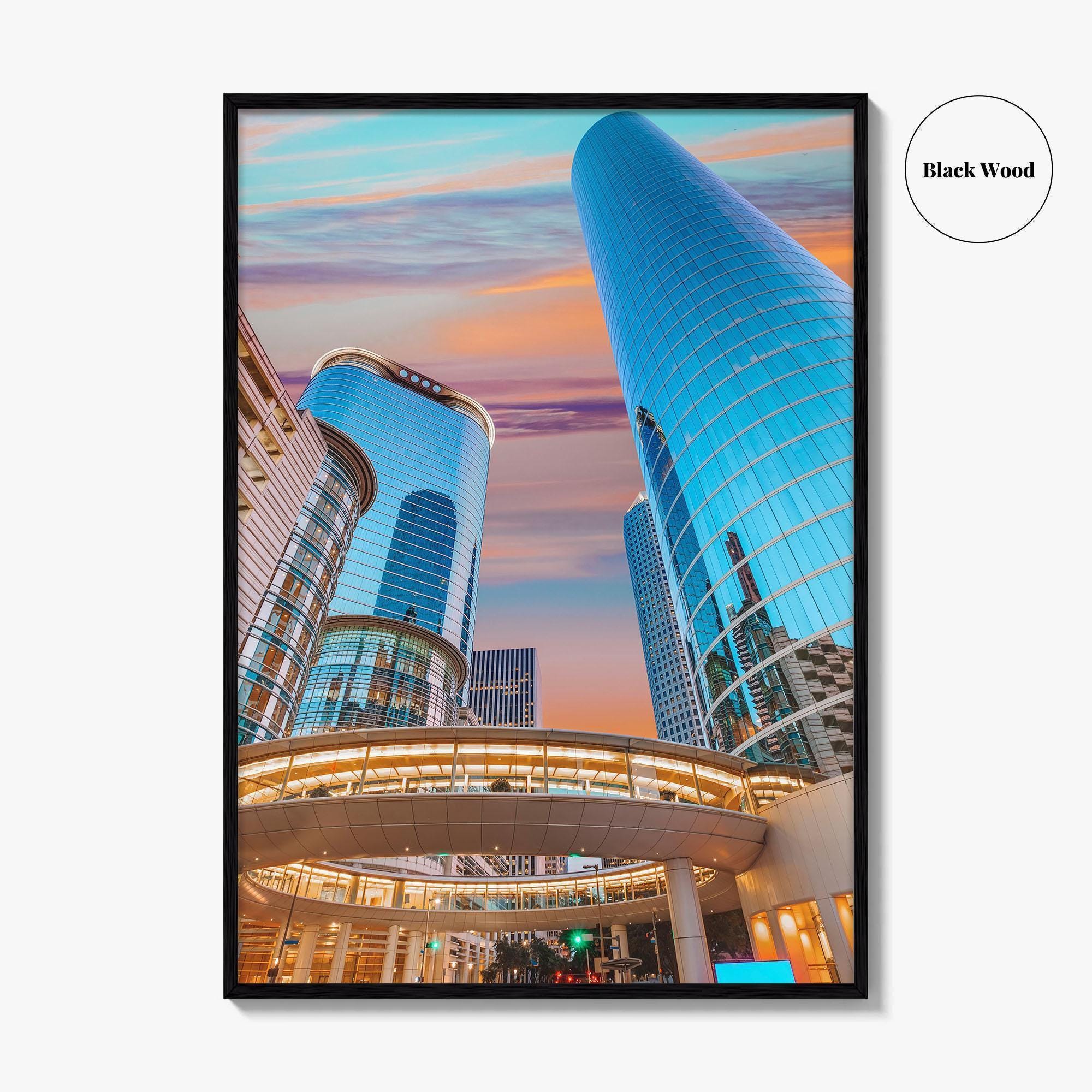 Houston Skyline Fine Art Photo Print, Downtown Poster, Texas USA