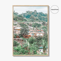 Limbe Fine Art Photo Print, Cameroon Wall Poster, West Africa Village
