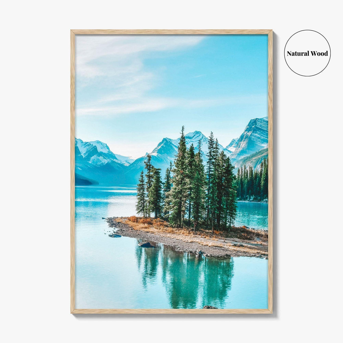 Spirit Island Fine Art Photo Print, Maligne Lake, Jasper National Park, Alberta Canada Poster