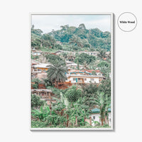 Limbe Fine Art Photo Print, Cameroon Wall Poster, West Africa Village