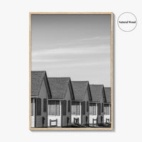 Cape Cod Black and White Fine Art Photo Print, Provincetown, Massachusetts, Wall Poster