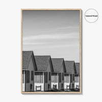 Cape Cod Black and White Fine Art Photo Print, Provincetown, Massachusetts, Wall Poster