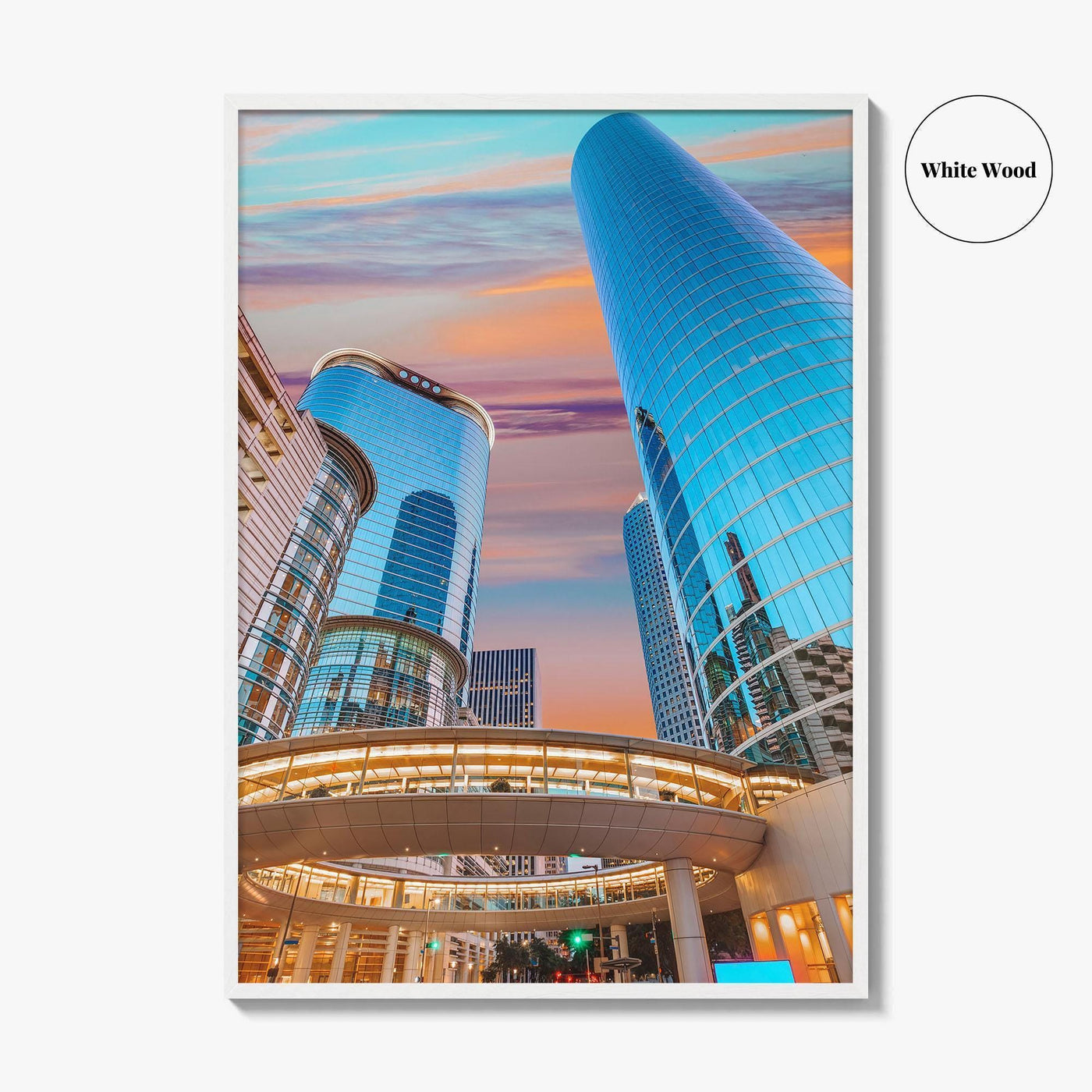 Houston Skyline Fine Art Photo Print, Downtown Poster, Texas USA