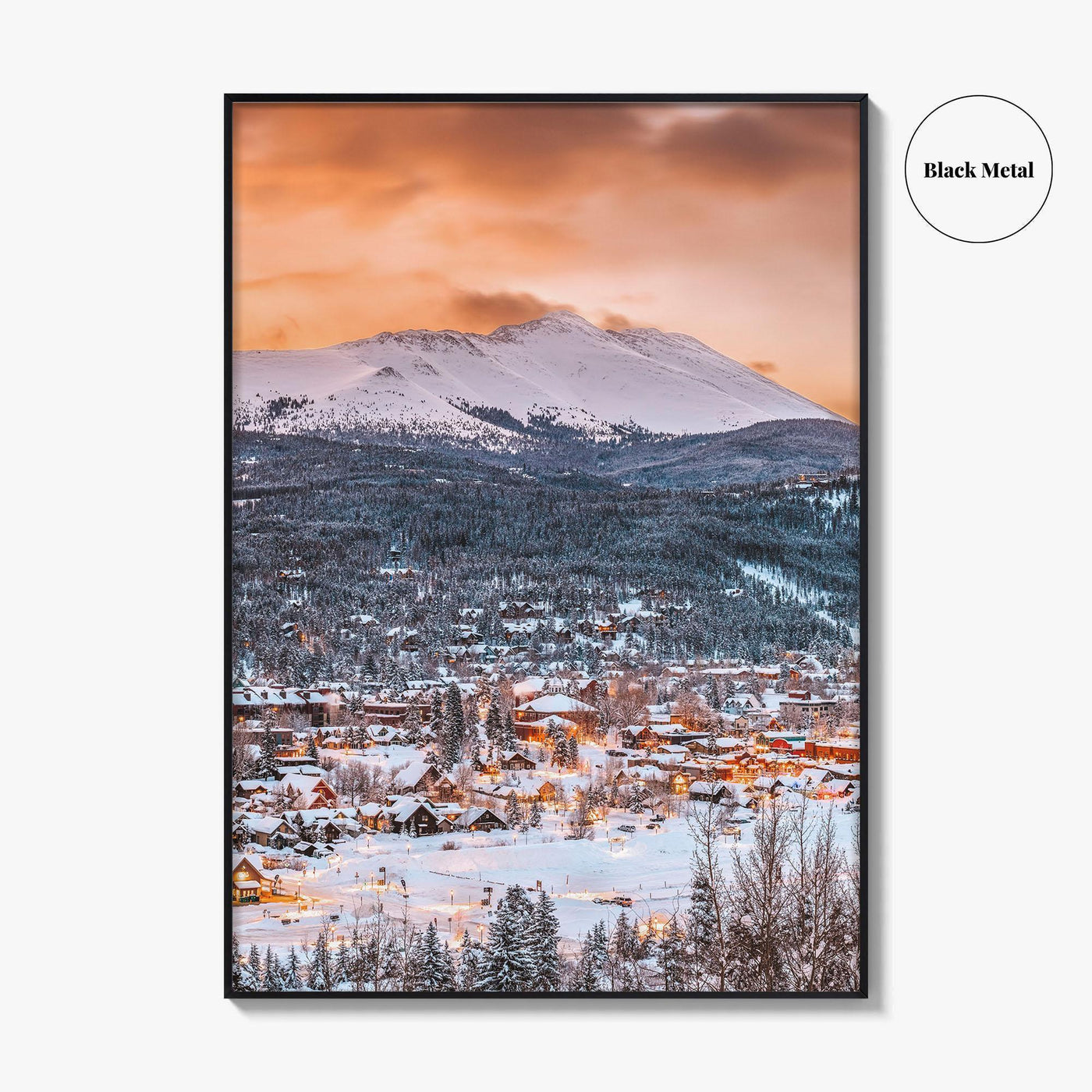 Breckenridge Skyline Fine Art Photo Print, Colorado Wall Poster, CO USA