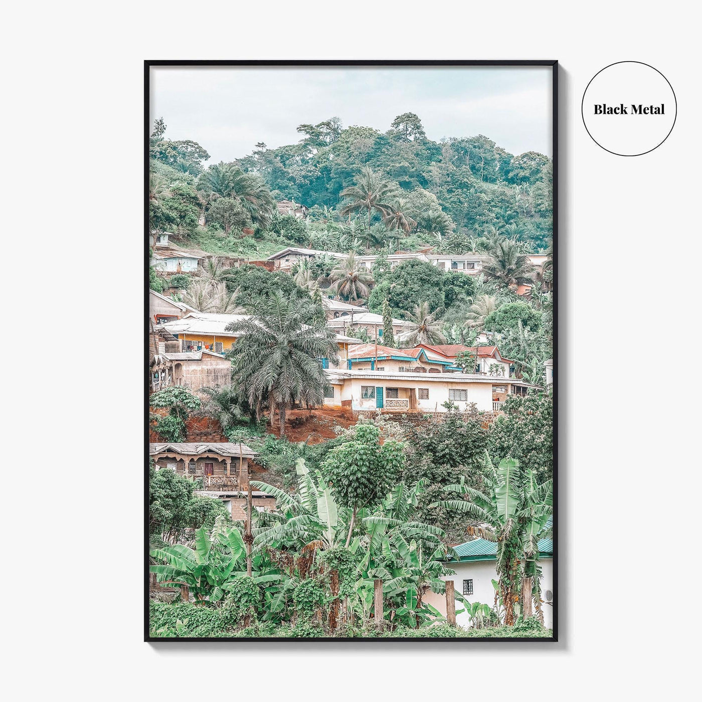 Limbe Fine Art Photo Print, Cameroon Wall Poster, West Africa Village