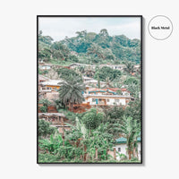 Limbe Fine Art Photo Print, Cameroon Wall Poster, West Africa Village