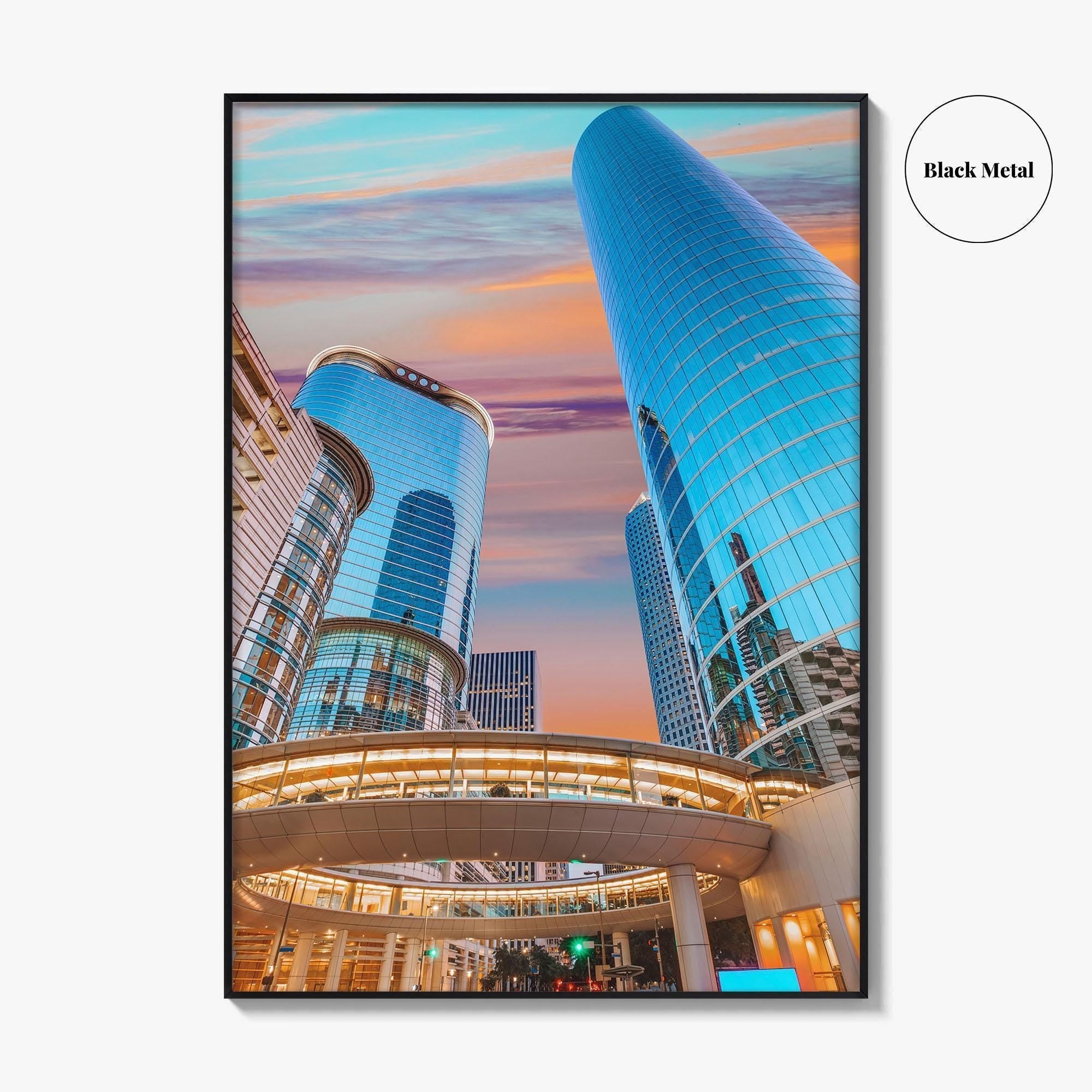 Houston Skyline Fine Art Photo Print, Downtown Poster, Texas USA
