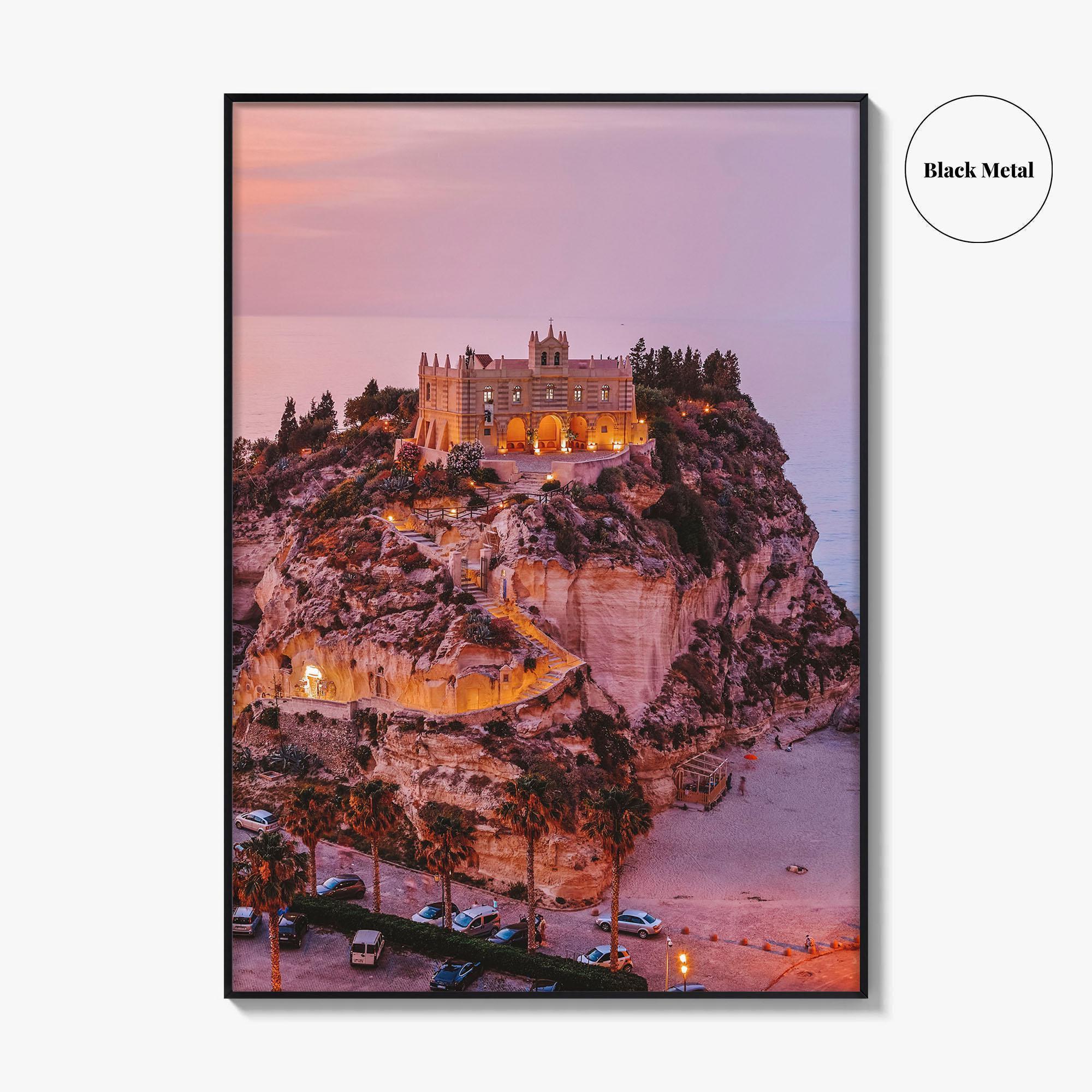 Tropea Fine Art Photo Print, Santa Maria dell'Isola, Calabria Italy, Wall Poster