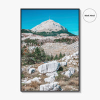 Montenegro Blue Fine Art Photo Print, Lovcen National Park, Dinaric Alps, Wall Decor Poster