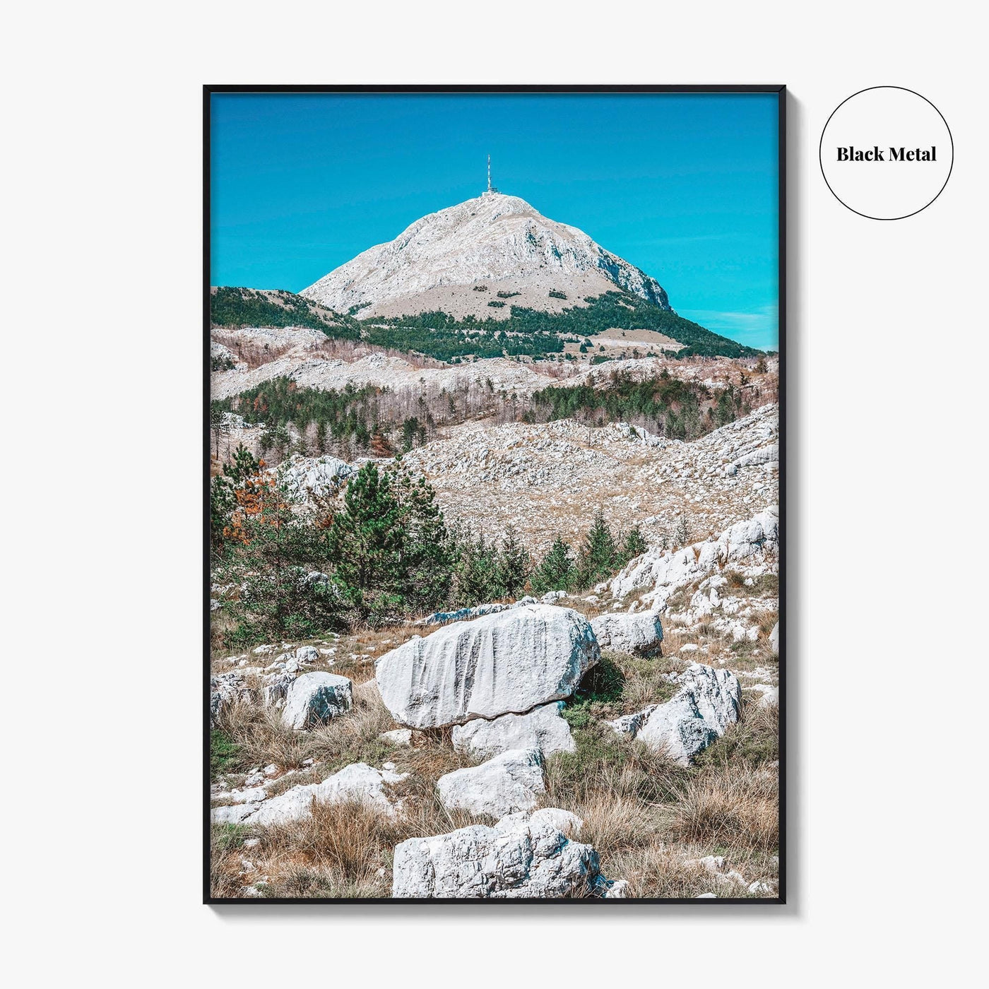 Montenegro Blue Fine Art Photo Print, Lovcen National Park, Dinaric Alps, Wall Decor Poster