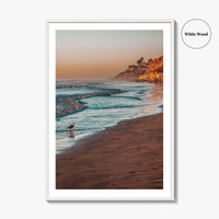 Carlsbad Fine Art Photo Print, California, Coastline Beach Bluff, San Diego, Wall Decor Poster