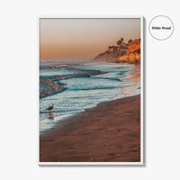 Carlsbad Fine Art Photo Print, California, Coastline Beach Bluff, San Diego, Wall Decor Poster